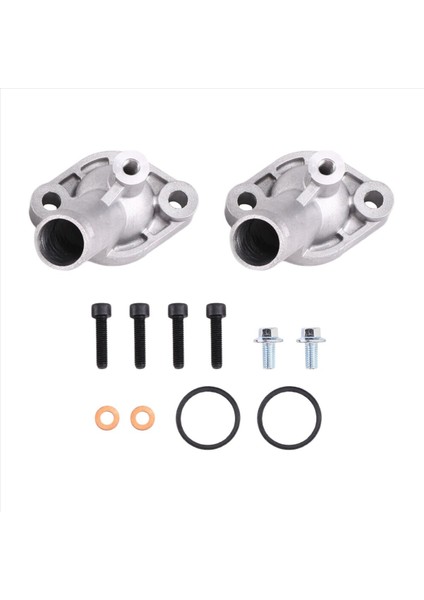 2sets V-Twin Alüminyum Termostat Çıkış Kapağı Can-Am 800 1000 Outlander Renegade 420222690 420222691 (Yurt Dışından) modelleri