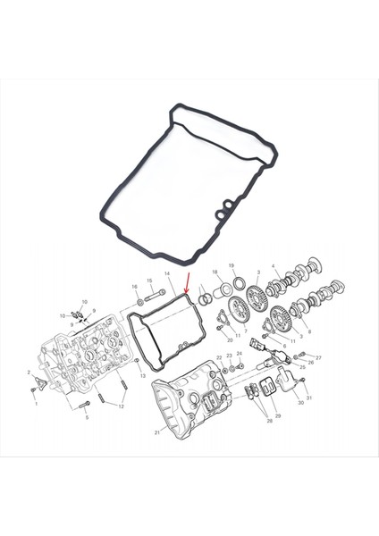 Motosiklet Arka Silindir Kafa Conta Vanası Ducati Streetfighter Multistrada V4 V4S Için Kauçuk Conta Contası (Yurt Dışından) indirimleri