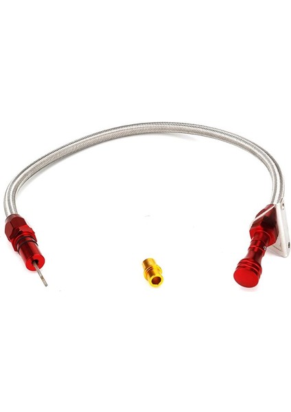 Chevrolet Universal Petrol Dip Çubuğu Şanzıman Yağ Dip Çubuğu Için Uygun 530MM Yağ Dipstick Kırmızı (Yurt Dışından)