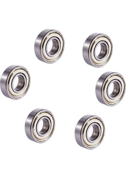 6x 6001ZZ Çift Korumalı Derin Oluk Bilyalı Rulmanlar 28MM x 12MM x 8mm (Yurt Dışından)
