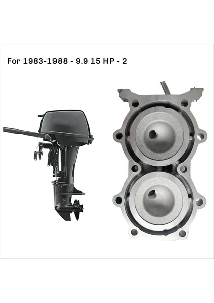 11110-93910 Suzuki Için Silindir Kafası 1983-1988 - 9 9 15HP - 2 Strok (Yurt Dışından) modelleri