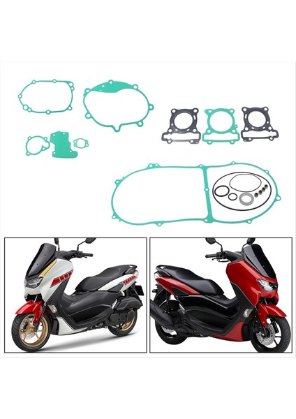 Motosiklet Motor Silindir Kafa Contaları Şanzıman Krank Kordalı Yağ Deposu Tan Conta Yamaha NMAX155 (Yurt Dışından) indirimleri