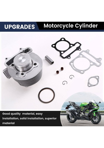 Motosiklet Silindir Set Motor Göbek Aksesuarları Silindir Piston Halka Conta Yağ Salonu Kiti DS150 WS150 GS150 ATV150 (Yurt Dışından) indirimleri