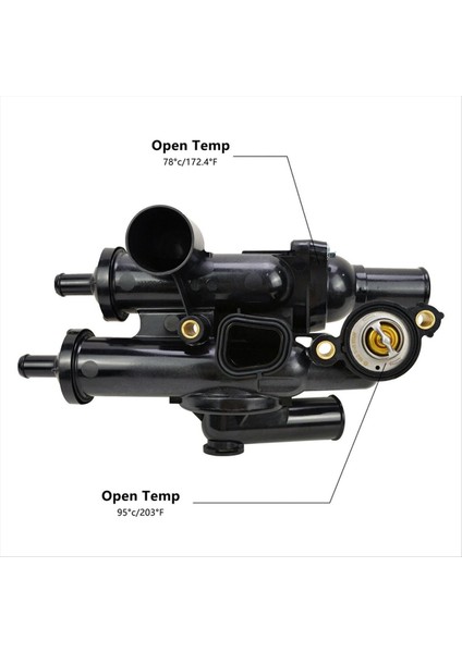 Jeep Compass Patriot Dodge Avenger 2 4l 2007 2008-2017 68003582AB Için Otomotiv Termostat Düzeneği Termostat (Yurt Dışından) indirimleri