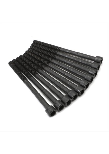 10 Pcs Motor Silindir Kafası Cıvatası Kiti ES72434 HBK928 90910-A2011 Pontiac Lexus Toyota Corolla Prius (Yurt Dışından) fiyatları
