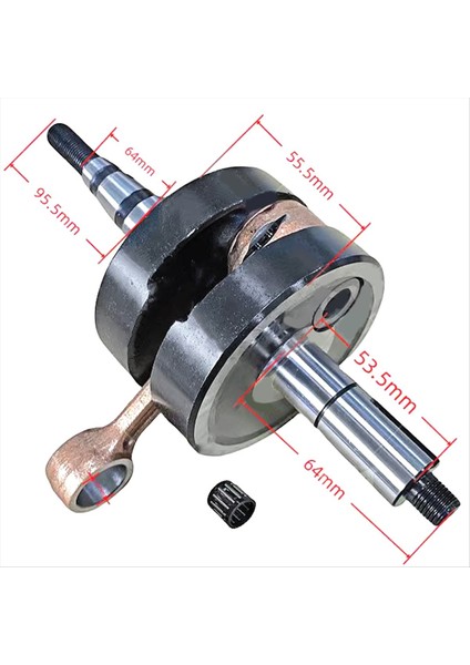 Motosiklet Motor Krank Mili Krank Mil Kiti Yamaha Için DT125 Dt 125 1978-1981 DT125E 2N4-1400-00-00 2A6-11400-01-00-00 (Yurt Dışından) fiyatları