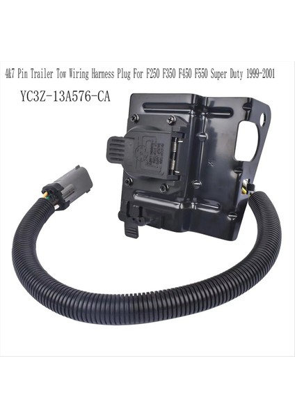 YC3Z-13A576-CA 4 &amp 7 Pın Trayer Trow Kabloluk Kurtuşum Ford Ford F250 F350 F450 F550 Süper Görev 1999-2001 (Yurt Dışından) modelleri