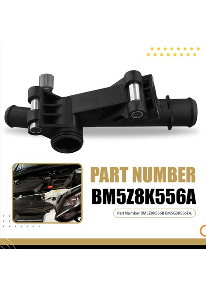 Sensörlü Termostat Su Borusu Termostat Muhafazası BM5Z8K556A BM5G8K556F Ford Mondeo Focus Mk3 1 6 2011-2015 (Yurt Dışından) indirimleri