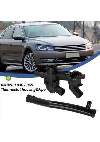 03C121111 03F121065 Vw Vento Için Termostat Muhafazası ve Borusu Jetta Polo Vento Passat Audi A1 (Yurt Dışından) indirimleri
