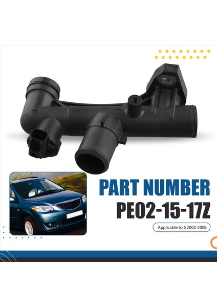 Motor Soğutma Çıkışı Termostat Gövdesi Sensörle AJ511517ZA 3F1E-8548-AD Ford Lincoln Mercury Mazda 6 2002-2008 (Yurt Dışından) indirimleri