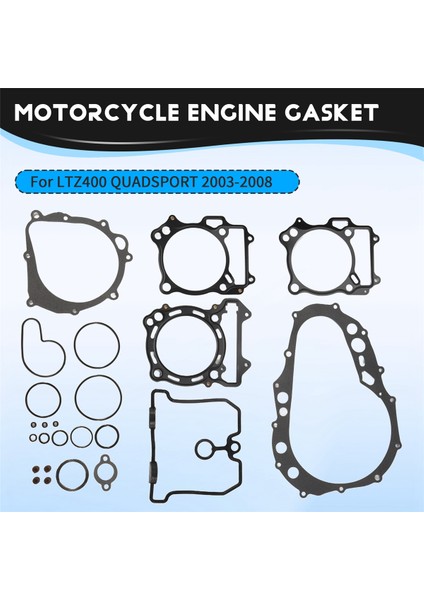 Motosiklet Motor Conta Yağ Salonu Kiti Arcsu Cat Dvx 400 Kawasakı Kfx 400 Suzuki LTZ400 Quadsport Için (Yurt Dışından) fırsatları