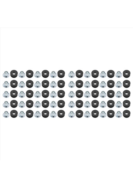 40PCS Motosiklet Kauçuk Gromlar Kitleri Motosiklet Ön Cam Boltları Honda Yamaha Suzuki Kawasaki Fairings Kauçuk (Yurt Dışından) fırsatları