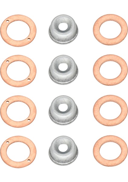 Enjektör Mühür Kiti Enjektör Contası 19077-53650 15841-53622 Kubota D1105 V2203 D905 D1005 V3300 V3600 (Yurt Dışından)