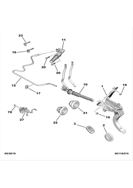 Peugeot 2008 Için Debriyaj Ana Silindir Ll 208 Ll Citroen C4 Lll C4X Ds3/ds3 Crossback Jeep Avenger (J2) 9824255480 (Yurt Dışından) indirimleri