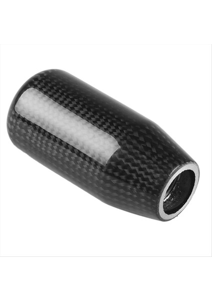 Çoğu Araba Süslemesi Için 3 Adaptörlü Stil Evrensel Karbon Fiber Manuel Dişli Vites Düğmesi Klasik Silindirik (Yurt Dışından)