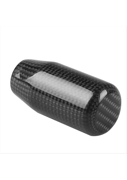 Çoğu Araba Süslemesi Için 3 Adaptörlü Stil Evrensel Karbon Fiber Manuel Dişli Vites Düğmesi Klasik Silindirik (Yurt Dışından) modelleri