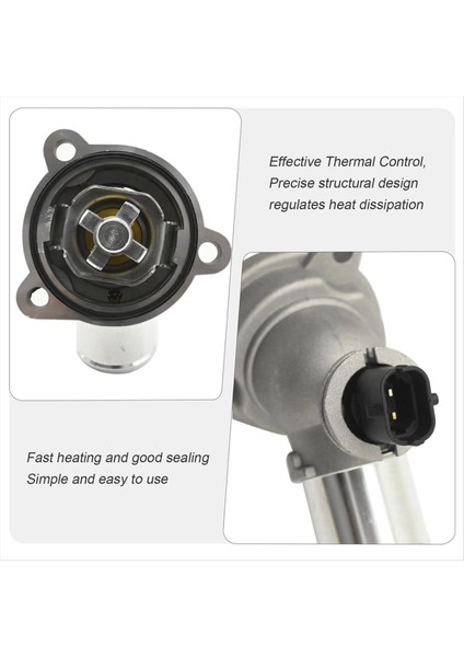 5pcs Araba Motor Soğutucu Termostat Montajı 25199831 Chevrolet Spark 2013-2015 Için (Yurt Dışından) indirimleri