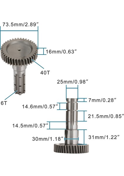 Motosiklet Motor Şanzıman Dişlisi 200CC Dış Kutu Mil Dişası ATV200 Atv 200 Li Yepyeni Aksesuarlar (Yurt Dışından) modelleri