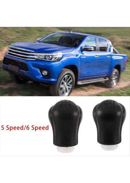 2pcs Araba Manuel Deri Dişli Vardiya Düğmesi Dişli Hentbol Kolu Için Toyota Hilux Revo 6 Hız (Yurt Dışından) fırsatları