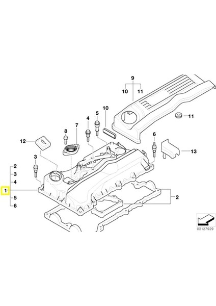 Bmw E87 E90 E91 Parça Numarası Için Araç Motoru Silindir Kafa Valfi Kapağı 11127568581 11127526669 (Yurt Dışından) indirimleri