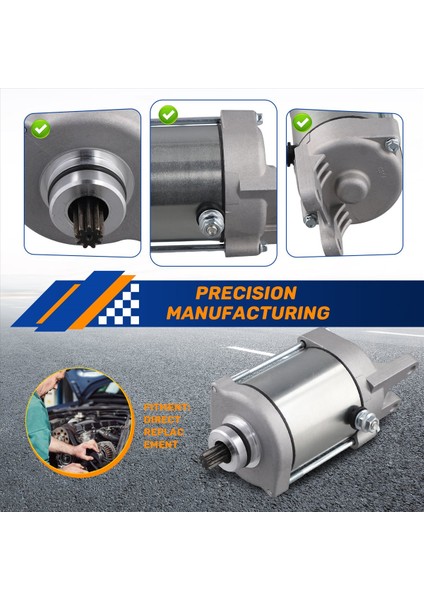 Kymco 31210-LBA7-900 Atv Için Başlangıç Motoru Kymco Maxxer 250 2004-2009 300 2005-2009 Mongoose KXR250 MXU300 (Yurt Dışından) indirimleri