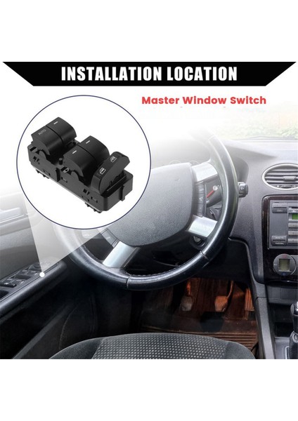 Ford Edge 2011-2015 Için Araç Ana Pencere Anahtarı BT4Z-14529-AA Sol Elektrikli Pencere Kaldırma Anahtarı Kontrol Düğmesi BT4Z14529AA (Yurt Dışından) fiyatları