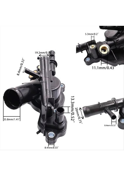 11060-4BB1A Otomobil Motoru Nissan Sentra Için Termostat Muhafazası Nissan Sentra Rogue Sport 1 8l 2 0l 2017-2022 11060-4BB0A (Yurt Dışından) fiyatları