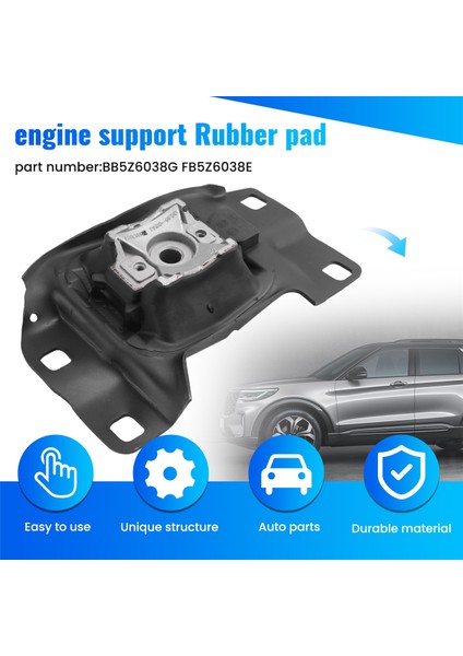 BB5Z6038G Ford Explorer Motor Destek Kauçuk Ped FB5Z6038E (Yurt Dışından) fırsatları