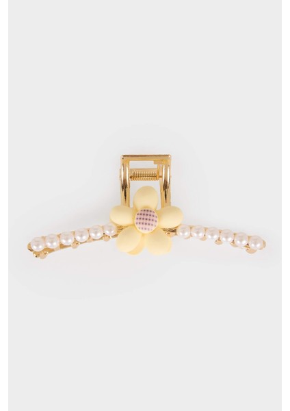 Kadın Çiçek Desenli Gold Mandal TOKA F8262AXNS fiyatları