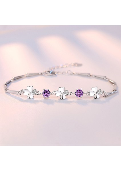 Şanslı Dört Yapraklı Kolye Bayan (Yurt Dışından)