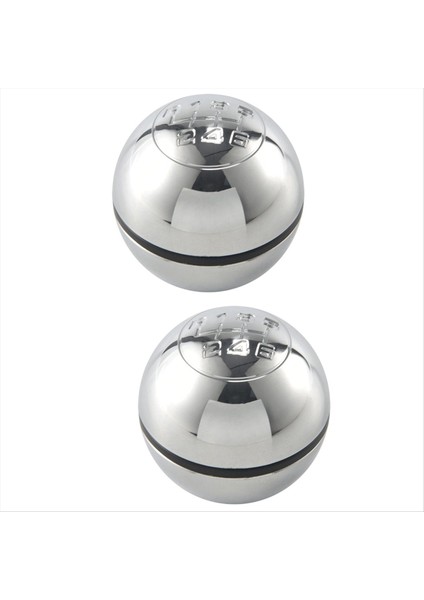 2pcs 6 Hızlı Araba Manuel Vites Değiştirme Düğmesi Parlak Kolu Vites Değiştirici Çubuk El Topu Alfa Için Romeo Giulietta 2010 (Yurt Dışından)