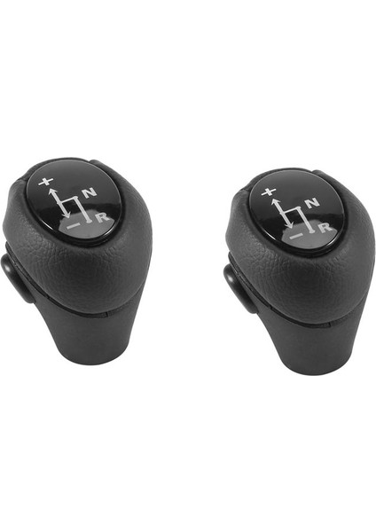 2pcs Dişli Düğmesi Akıllı Fortwo Için Otomatik Düğme Siyahı 450 451 1998-2014 Akıllı Roadster 452 03-2006 Dişli Kafası Kasa Kol (Yurt Dışından)