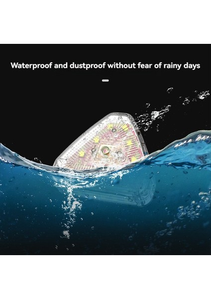 LED Çakarlı Lamba Mini Kablosuz Çakarlı Lamba S USB Şarj Su Geçirmez Toz Geçirmez Drone Araba Kamyon Bisiklet Rc Tekne (Yurt Dışından) modelleri