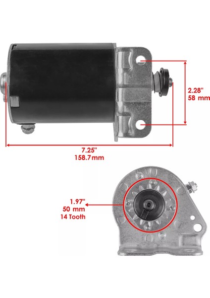 12V Ccw 14 Diş Caltrik Başlangıç 693551 593934 Toro Mowers-Sarero Turn Için Cub Cadet Mowers (Yurt Dışından) fiyatları