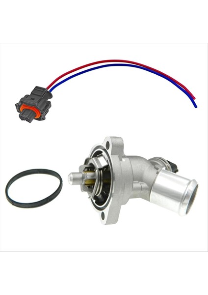Motor Soğutma Termostat Muhafaza+Chevrolet Chevy Spark Için Kablo Demir Kamışı Kiti Ev M300 1 2l 2013-2015 25199831 (Yurt Dışından)