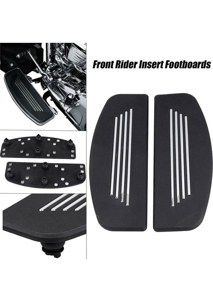 1 Çift Motosiklet Ön Footrest Eklemek Ayak Peg Trim Için Harley Sokak Electra Tri Yol Glide Binici Ayak Pedalı Kapakları (Yurt Dışından) indirimleri