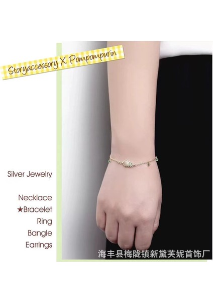 Sanrio Pompom Lucky Clover Bileklik Kadın (Yurt Dışından) modelleri