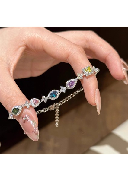 "şeker Partisi" Renkli, Zarif Bileklik, Kadınlar Için Klasik Görünüm, Çok Yönlü, Lüks Hafif Tasarım, Detaylı El Aksesuarı ve Takısı (Yurt Dışından) fiyatları