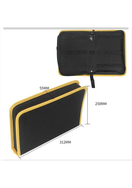 Çok Fonksiyonlu Oxford Canvas Aracı Kiti Elektrikçi Donanım Bakım Kiti Kalınlaştırılmış Multimetre Takım Çantası S Numarası (Yurt Dışından) indirimleri