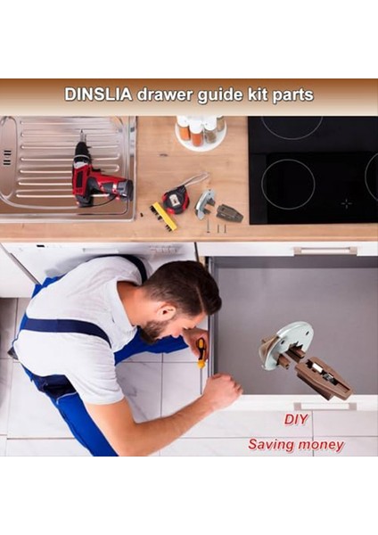 Kenlin Rite-Trak Iı Için Değiştirme Demirleme Rail Kiti Bölüm 168 Metal Geri ve Çekmece ile Silindirler ile Durdurur (Yurt Dışından) modelleri