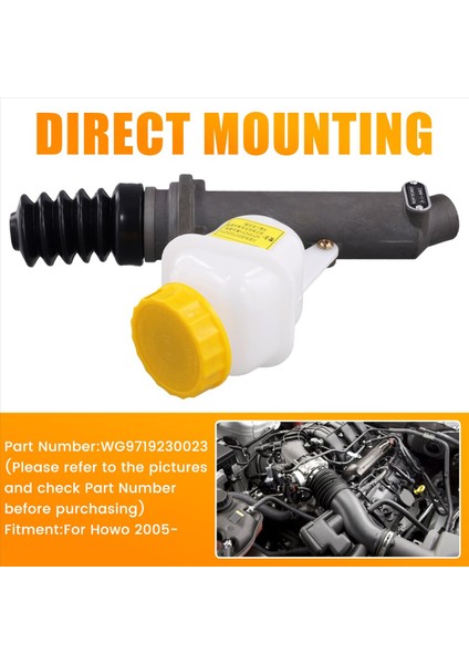 WG9719230023 Kamyon Debriyaj Master Silindir Sinotruk Için Yağ Tenceresi Howo 2005- (Yurt Dışından) fırsatları