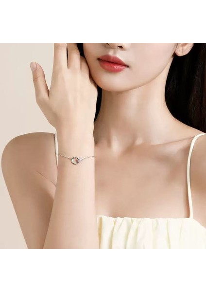Möbius Çift Halka Bileklik Kadın (Yurt Dışından)