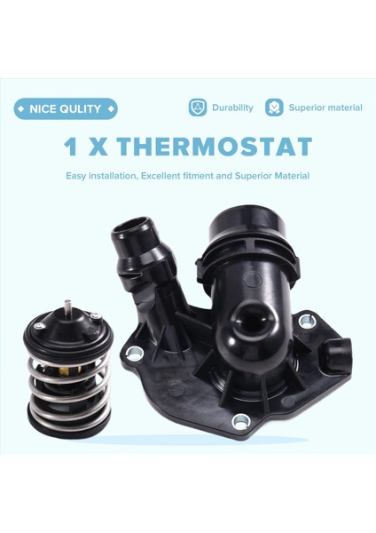 11518516206 Bmw Için Araç Motor Soğutucu Termostat Muhafazası X3 X4 X5 X6 F30 F31 F10 (Yurt Dışından) fırsatları