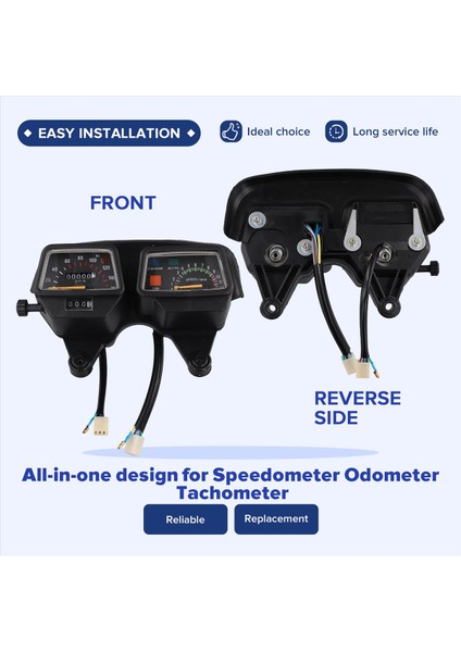 Motosiklet Göstergeleri Küme Kilometre Takometre Yamaha Enduro DT125 DT125R Hız Göstergesi DT125 125R (Yurt Dışından) indirimleri