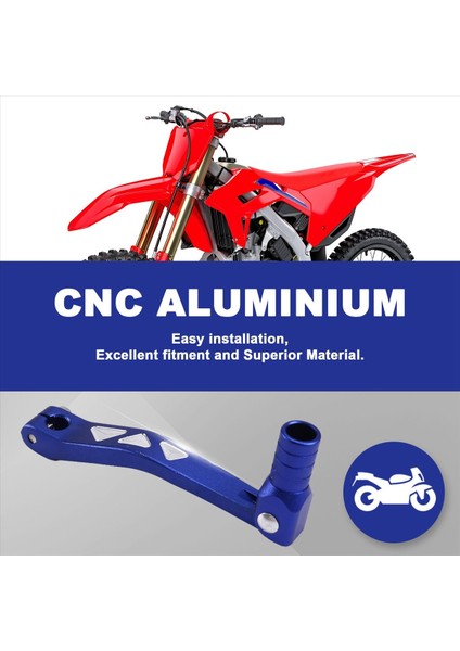 Cnc Alüminyum Katlama Dişlisi Vites Değiştirici Kolu 50 70 110 125 cc Kir Çukur Bisikleti Xr Crf 50 70 Motosiklet Değiştirilmiş Parçalar (Yurt Dışından) fırsatları
