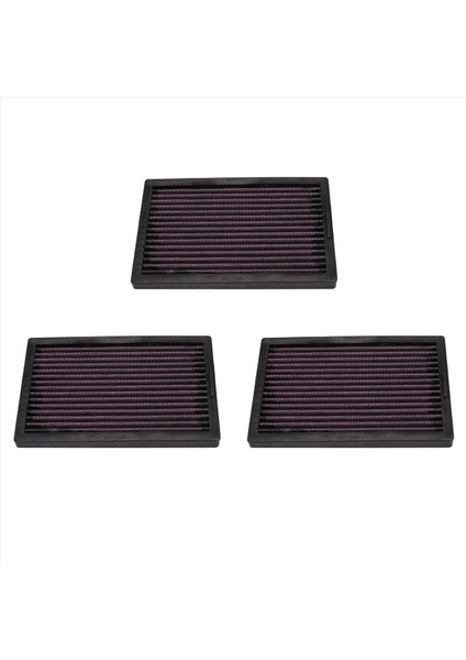 Kawasaki Ninja 250/250R/300 Abs Z300 NINJA250 NINJA250R NINJA300 EX300 Için 3x Motosiklet Hava Filtresi (Yurt Dışından)