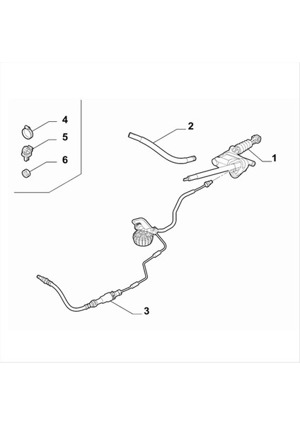 55246557 Fiat Ottimo Manuel Debriyaj Ana Silindiri Için Araba Debriyajı Hidrolik Pompa (Yurt Dışından) fiyatları