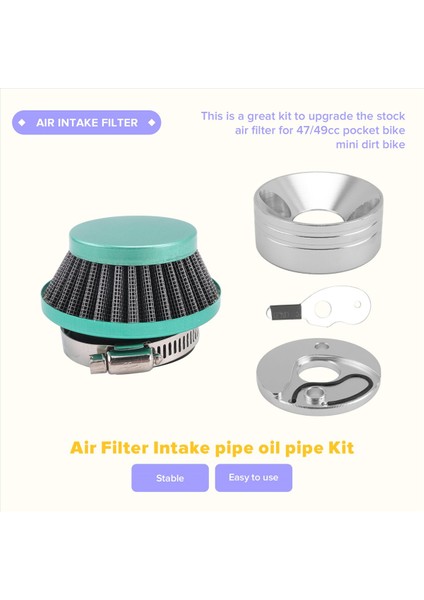 42MM Hava Filtresi Alım Borusu Yağ Boru Kiti 47CC 49CC Süper Cep Bisiklet (Yurt Dışından) indirimleri
