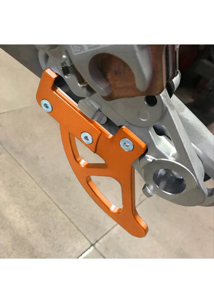 Turuncu Motosiklet Arka Fren Disk Koruma Koruyucusu Ktm 250 350 450 500 Exc-F Altı Gün 2004-2023 (Yurt Dışından) modelleri