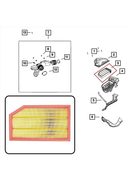 Wrangler 2 0t Için 2x 68257030AA Filtre Hava Filtre Araç Aksesuarları (Yurt Dışından) fırsatları